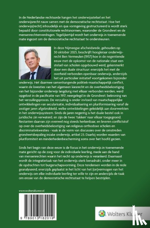  - Onderwijs(recht) in de democratische rechtsstaat