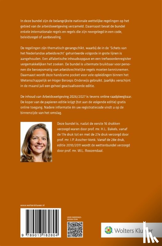  - Arbeidswetgeving 2026/2027