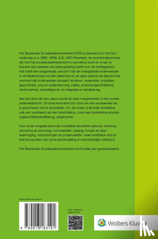  - Basisboek Socialezekerheidsrecht 2026