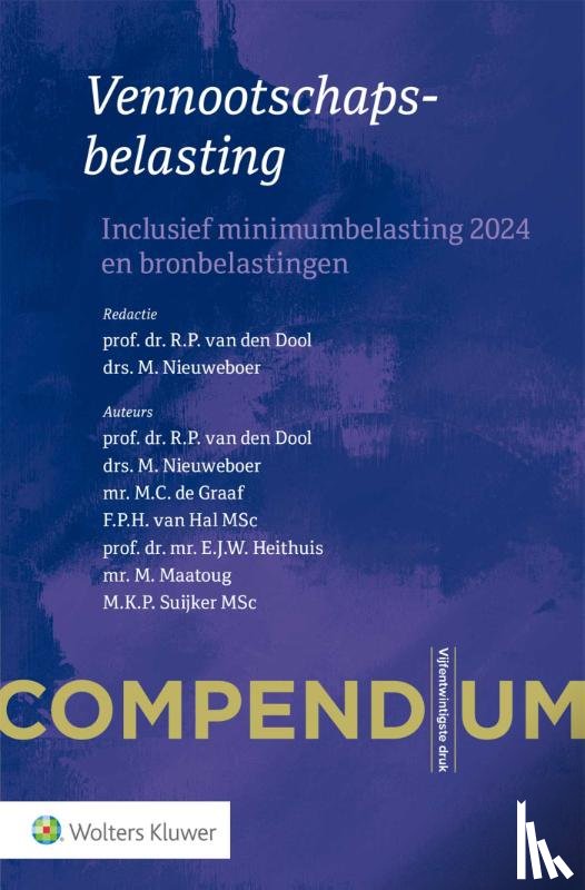  - Compendium Vennootschapsbelasting