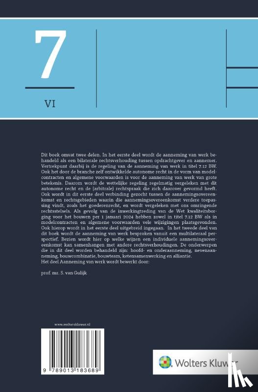  - Asser 7-VI Aanneming van werk