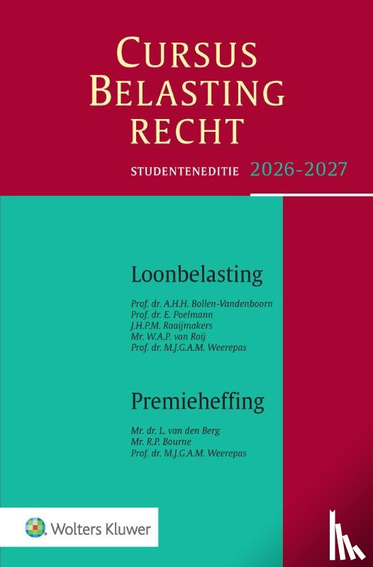  - Studenteneditie Cursus Belastingrecht Loonbelasting/Premieheffing 2026-2027