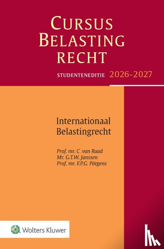  - Studenteneditie Cursus Belastingrecht Internationaal Belastingrecht 2026-2027
