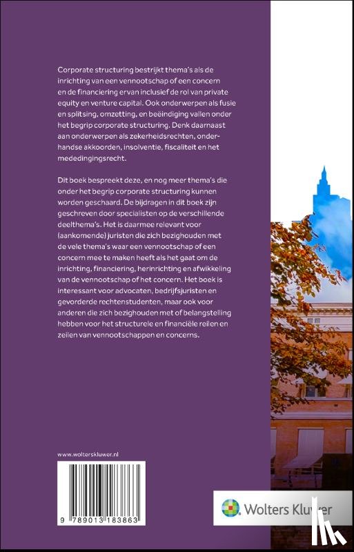  - Corporate structuring