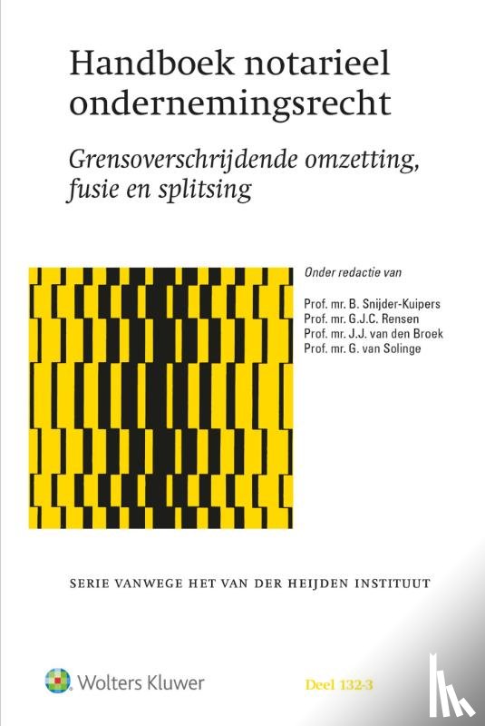  - Handboek notarieel ondernemingsrecht
