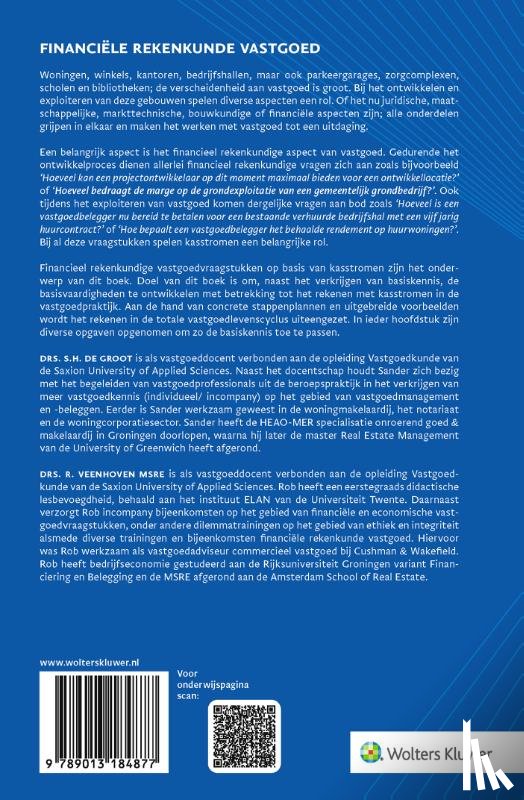 Groot, S.H. de - Financiële rekenkunde vastgoed