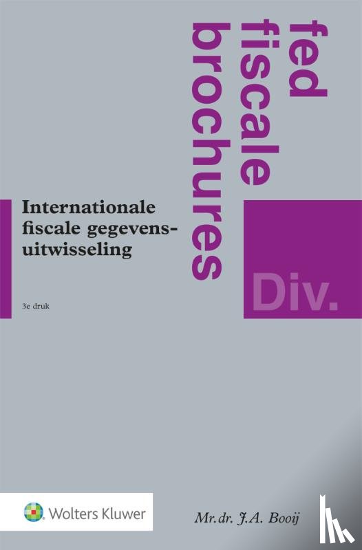 - Internationale fiscale gegevensuitwisseling