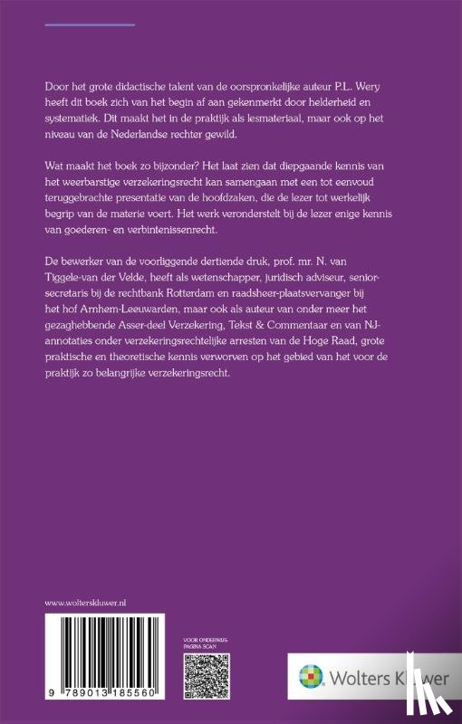  - Hoofdzaken verzekeringsrecht