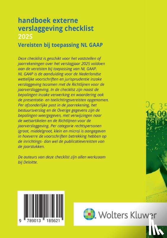  - Handboek Externe Verslaggeving Checklist 2025
