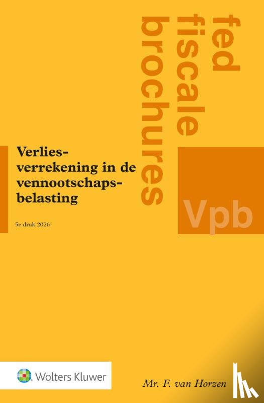  - Verliesverrekening in de vennootschapsbelasting