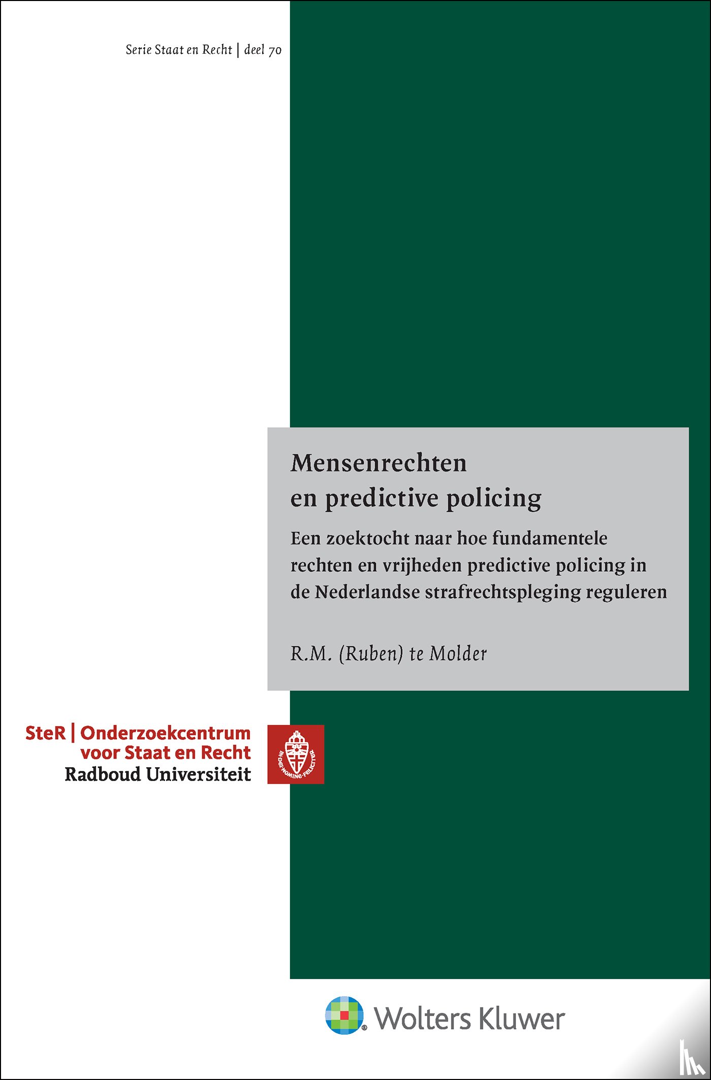  - Mensenrechten en predictive policing
