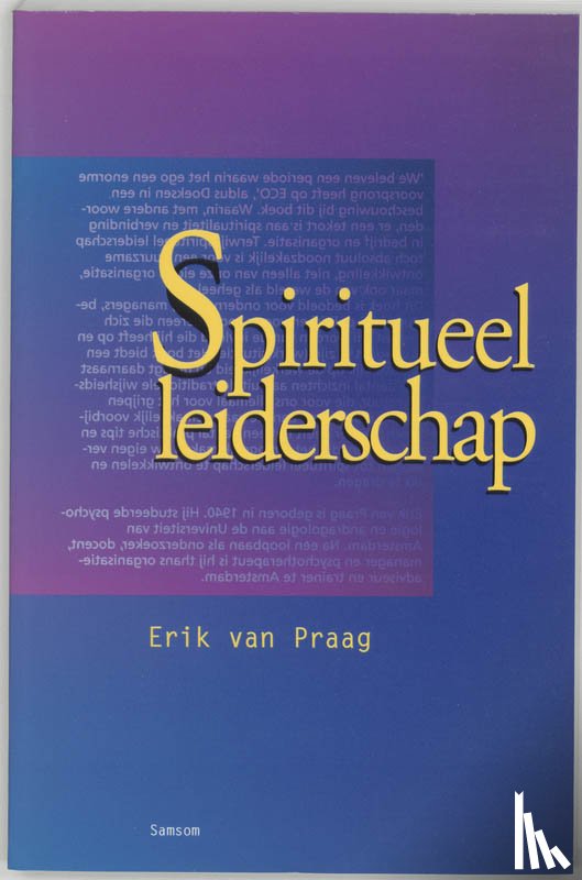 Praag, E. van - Spiritueel leiderschap