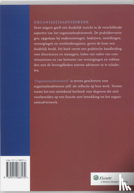 Twijnstra, A., Keuning, D., Caluwe, L.I.A. de - Organisatieadvieswerk