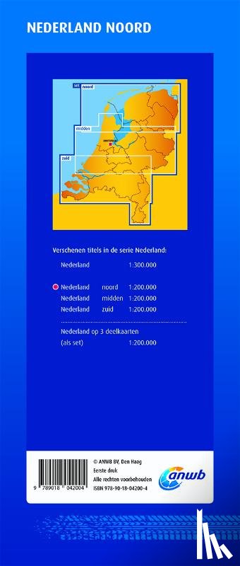ANWB - Nederland noord 1:200000