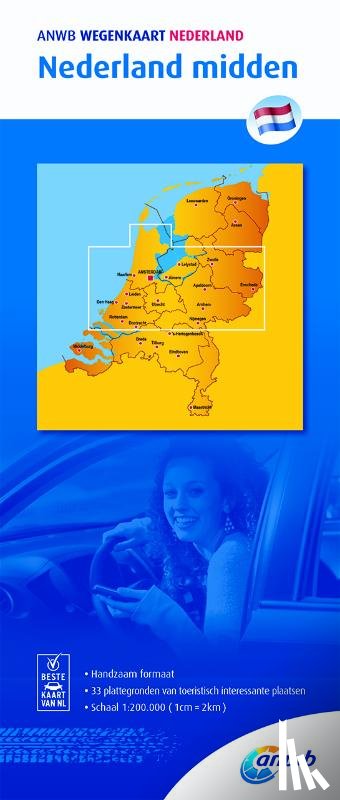 ANWB - Nederland midden 1:200000