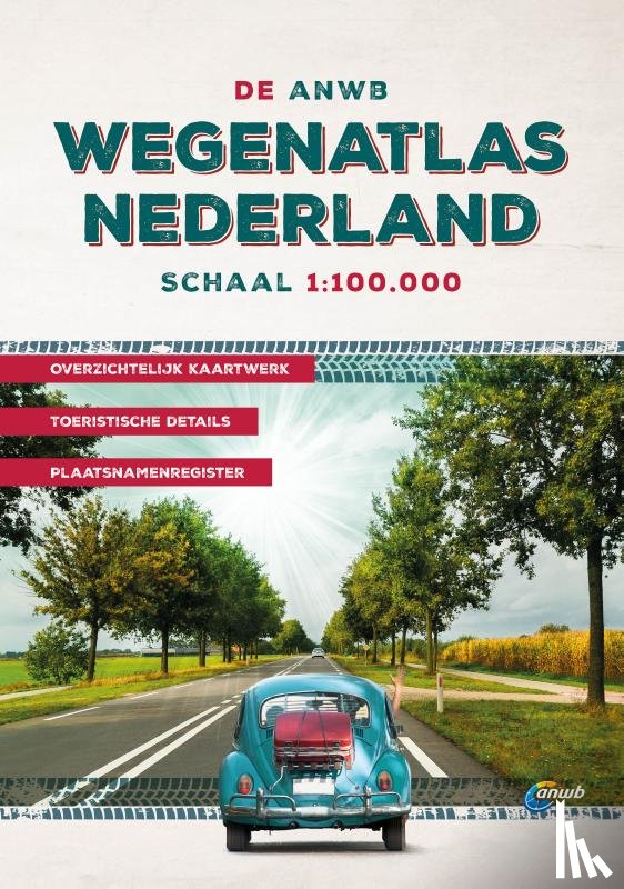 ANWB - De ANWB Wegenatlas Nederland 1:100.000