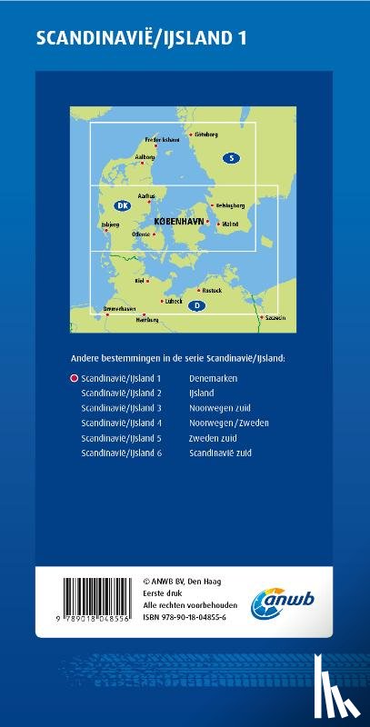  - ANWB Wegenkaart Scandinavië/IJsland 1. Denemarken