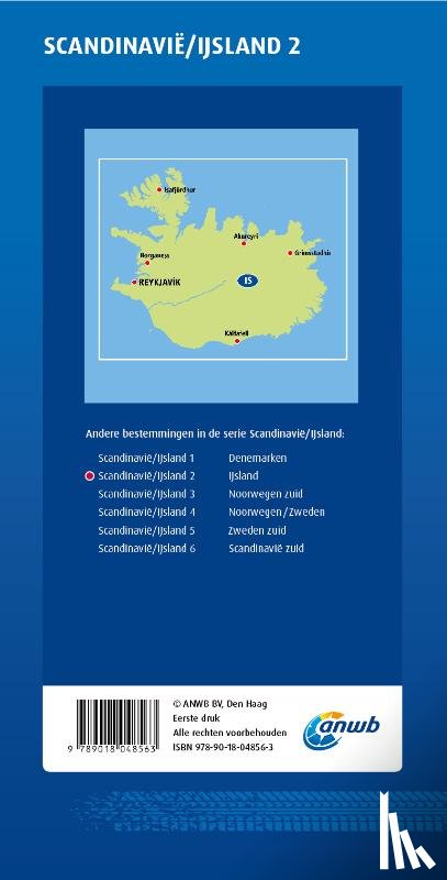  - ANWB Wegenkaart Scandinavië/IJsland 2. IJsland