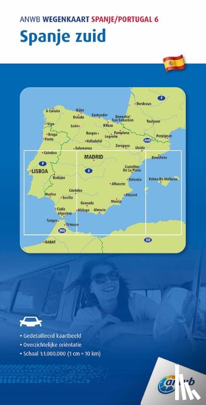  - Spanje Zuid 1:1.000.000