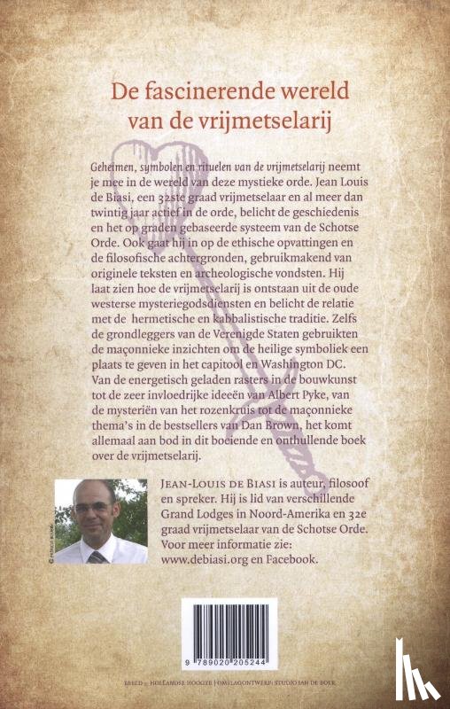 Biasi, Jean-Louis de - Geheimen, symbolen en rituelen van de vrijmetselarij