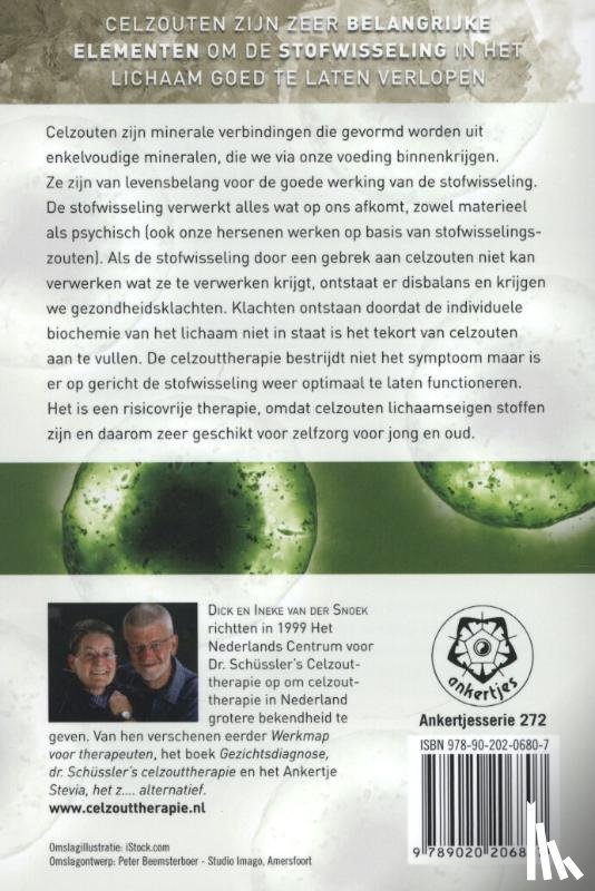 Snoek, Dick van der, Snoek, Ineke van der - Dr. Schusslers celzouttherapie
