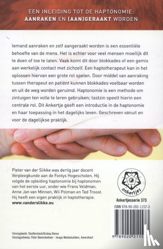 Slikke, Pieter van der - Haptonomie en haptotherapie