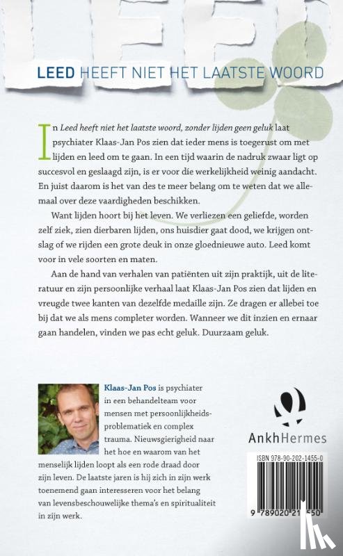 Pos, Klaas-Jan - Leed heeft niet het laatste woord