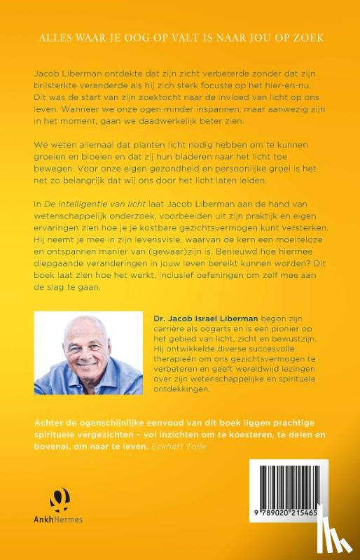 Liberman, Jacob Israel - De intelligentie van licht