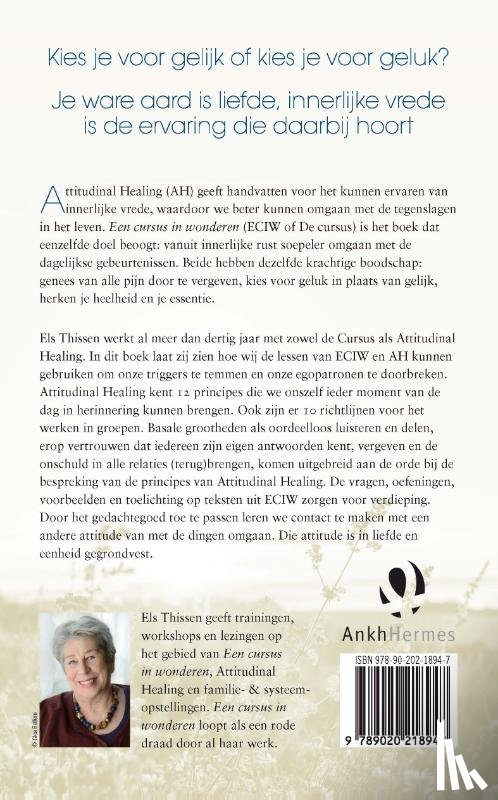 Thissen, Els - Attitudinal Healing en Een cursus in wonderen