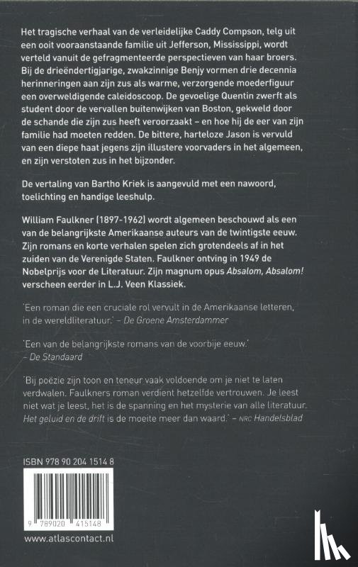 Faulkner, William - Het geluid en de drift