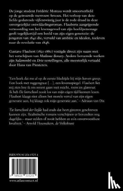 Flaubert, Gustave - De leerschool der liefde