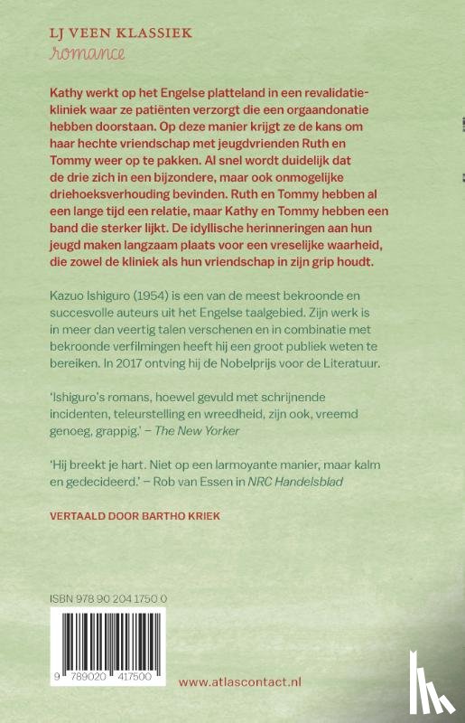 Ishiguro, Kazuo - Laat me nooit alleen