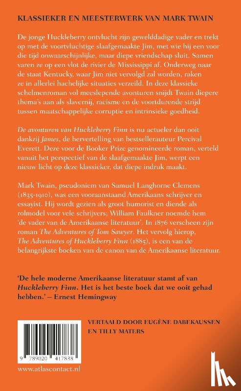 Twain, Mark - De avonturen van Huckleberry Finn