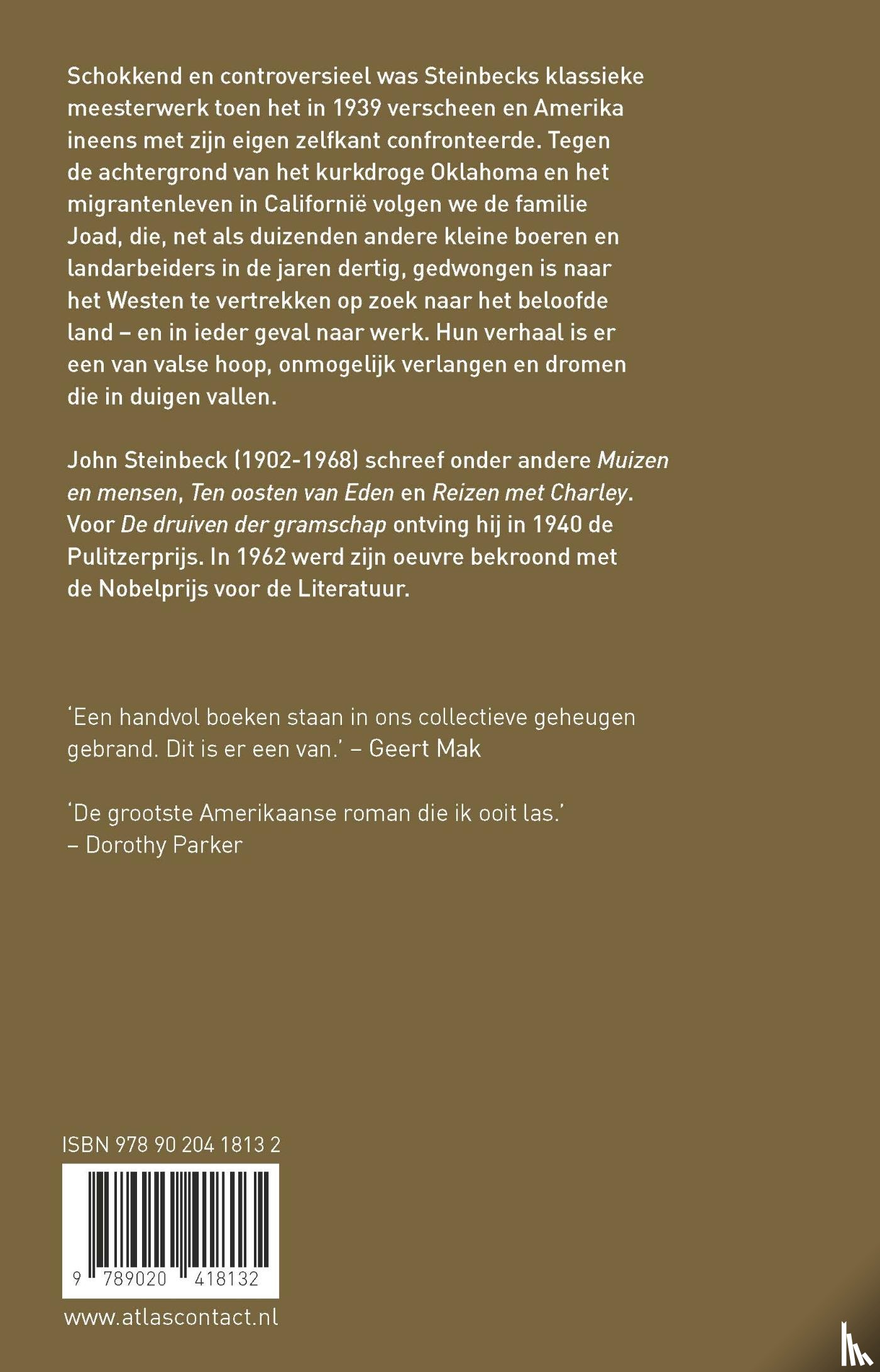 Steinbeck, John - De druiven der gramschap