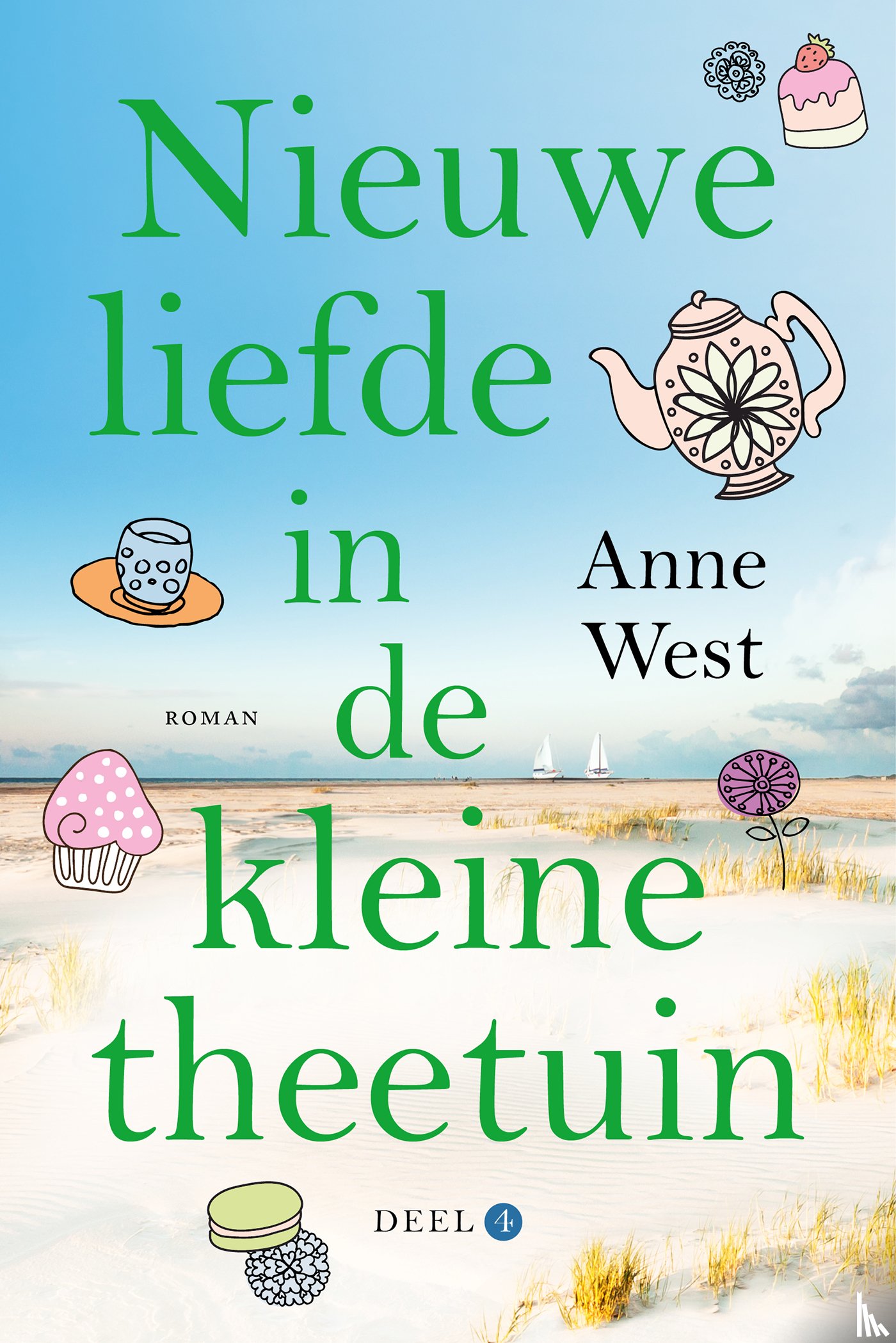 West, Anne - Nieuwe liefde in de kleine theetuin