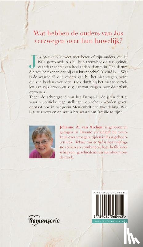 Archem, Johanne A. van - Tekens van de tijd