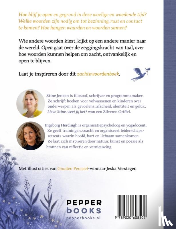 Jensen, Stine, Herdingh, Ingeborg - Open . Zachte woorden voor een harde tijd