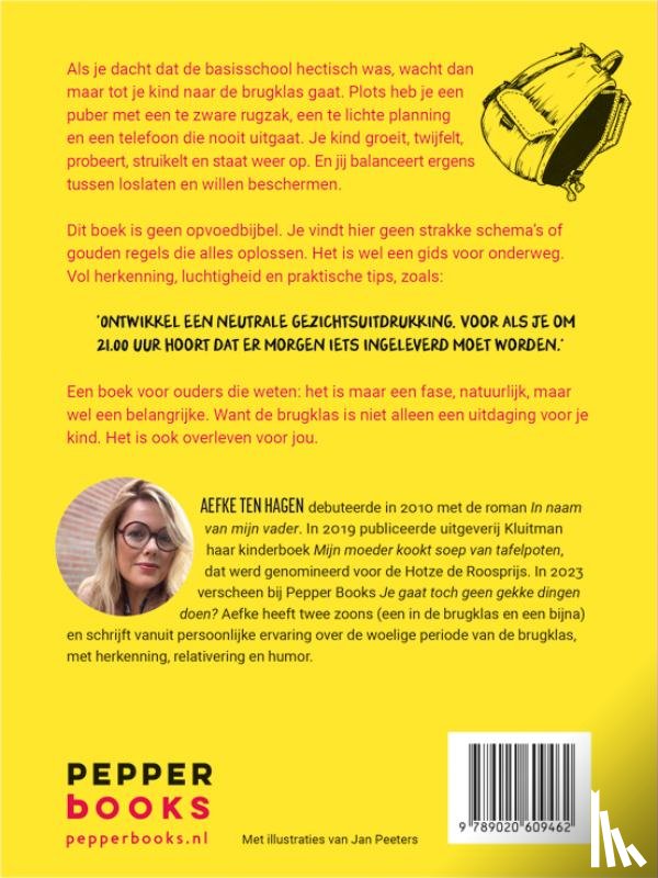 Hagen, Aefke ten - Help! Kind naar de brugklas