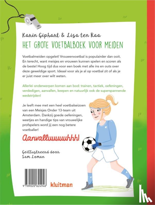 Giphart, Karin, Raa, Lisa ten - Het grote voetbalboek voor meiden