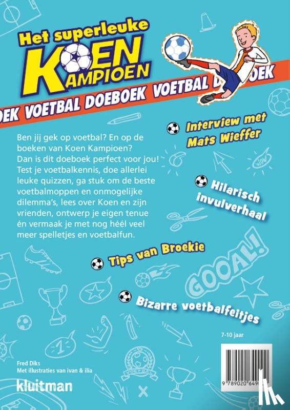 Diks, Fred - Het superleuke Koen Kampioen voetbal doeboek