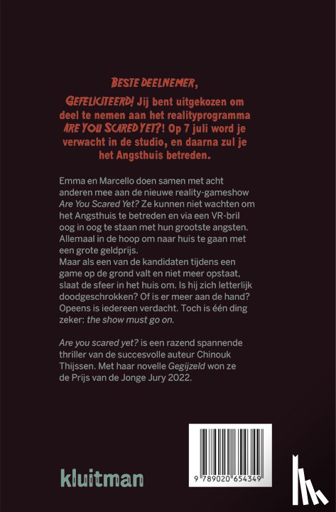 Thijssen, Chinouk - Are you scared yet?