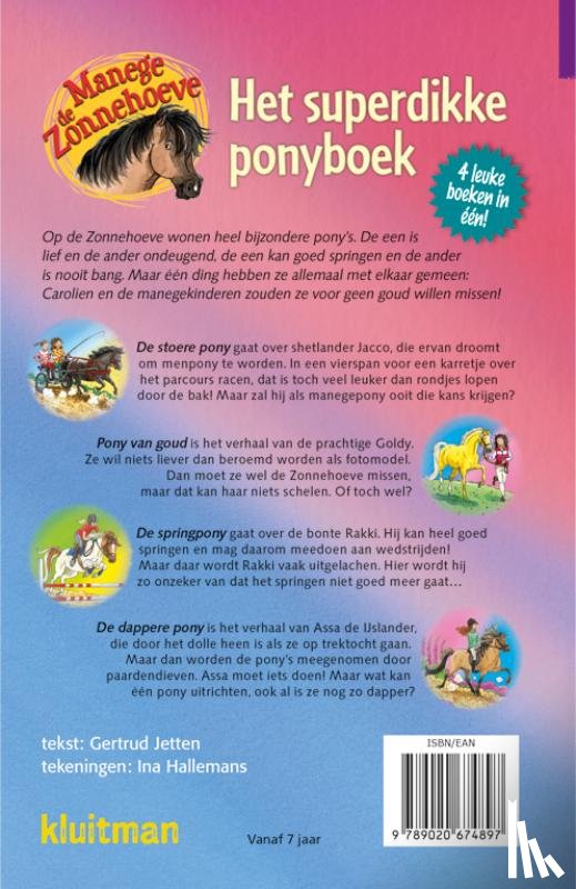 Jetten, Gertrud - Het superdikke ponyboek