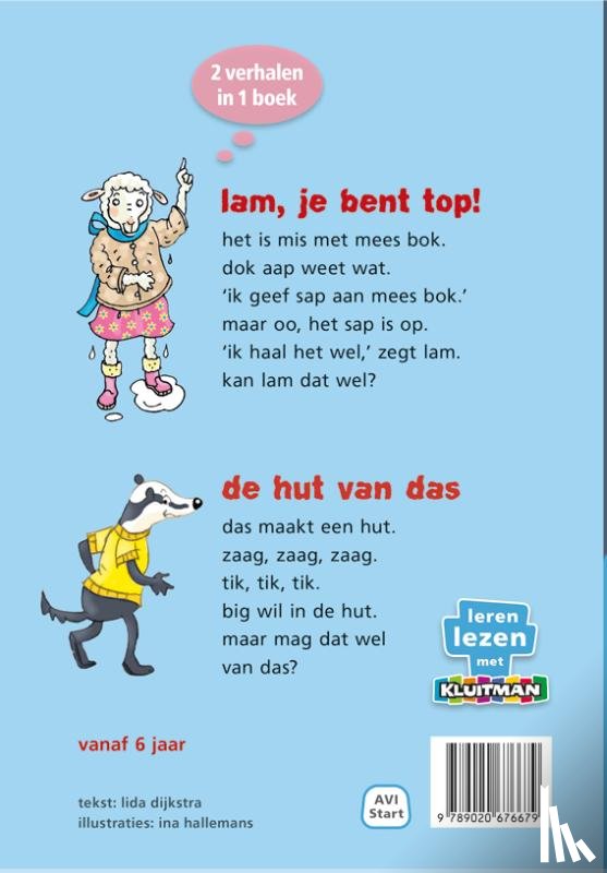 Dijkstra, Lida - De klas van mees bok. het boek van lam en das