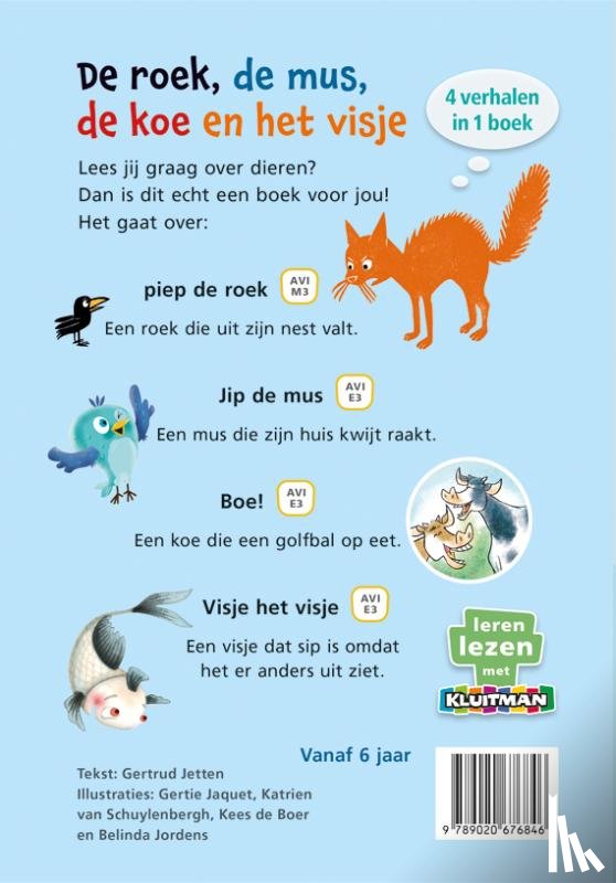 Jetten, Gertrud - De roek, de mus, de koe en het visje