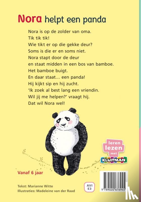 Witte, Marianne - Nora helpt een panda
