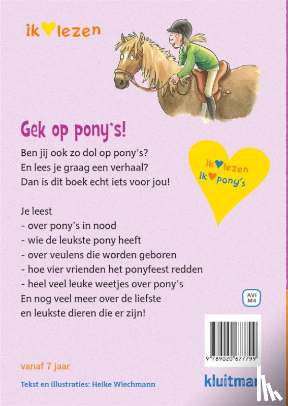 Wiechmann, Heike - Gek op pony's! 7 leuke verhalen