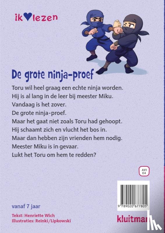 Wich, Henriette - De grote ninja proef