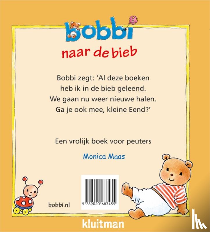 Maas, Monica - Bobbi naar de bieb