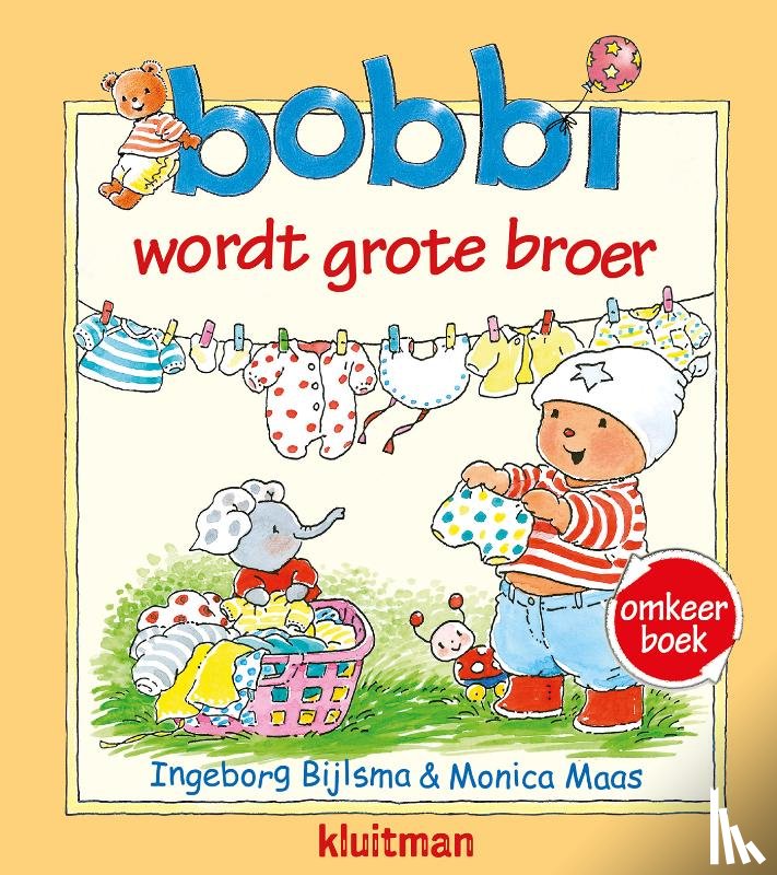 Maas, Monica - Bobbi omkeerboek. wordt grote broer/en de baby