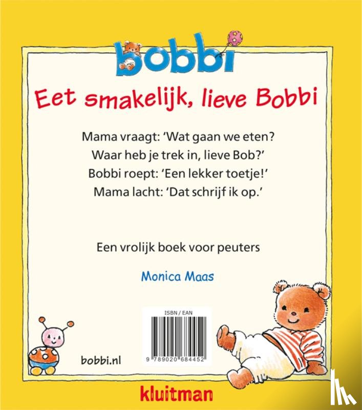 Maas, Monica - Eet smakelijk, lieve Bobbi